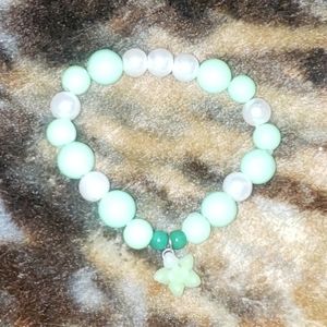 Green succulent braclet